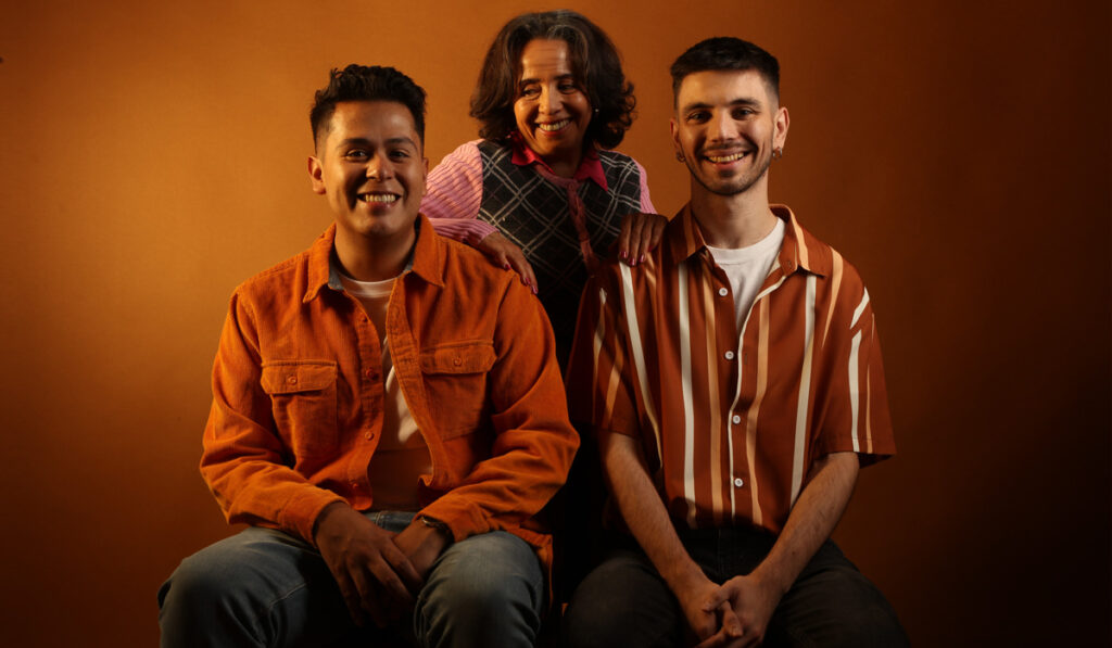 Israel Ramos, Amalia Rangel y Héctor Montoya
